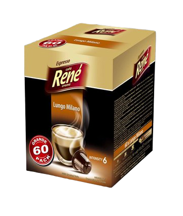 Rene Rene Lungo Milano Megapak kapsułki do Nespresso - 60 kapsułek