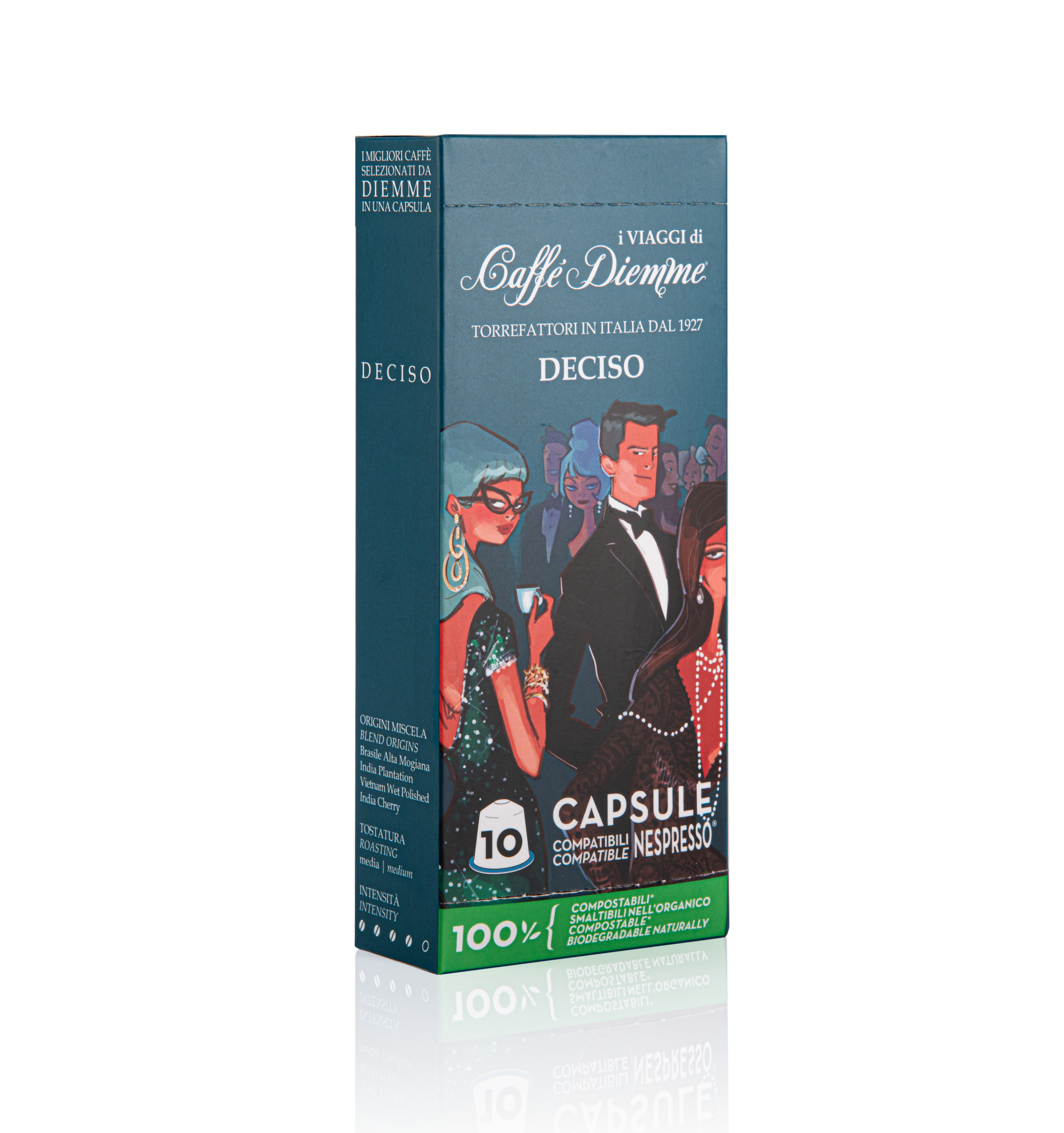 Deciso I Viaggi di Diemme kapsułki biodegradowalne do Nespresso - 10 kapsułek