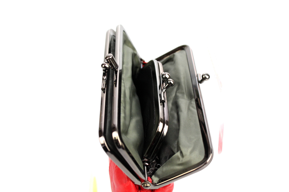 Sakiewka Uniwersalna Klamerka Skóra Naturalna ''WZÓR 4'' 016 10 x 17 cm