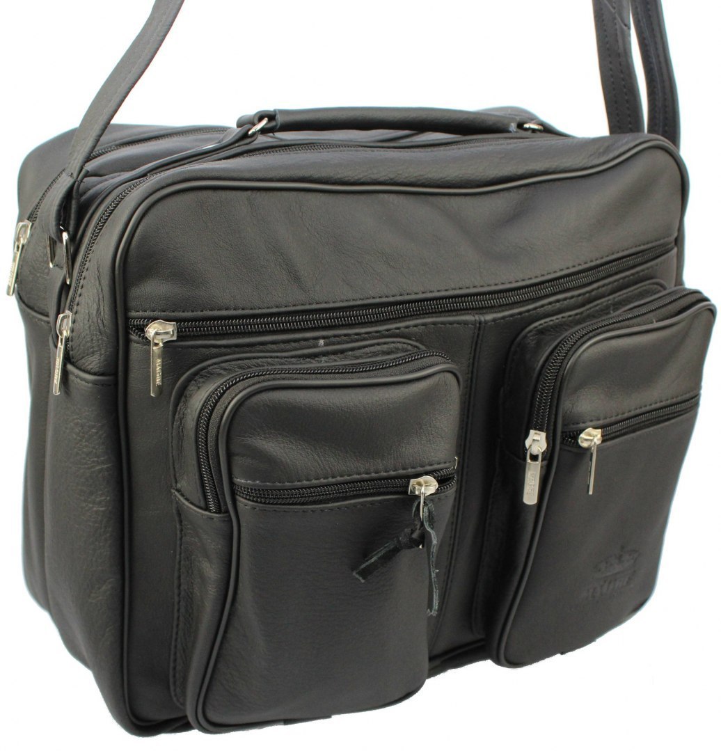 Torba męska skórzana MAGRE (PL) Grzegorz 2-Komorowa De Luxe