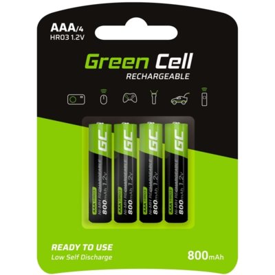 Green Cell Akumulator Green Cell 4x AAA HR03 800mAh GR04