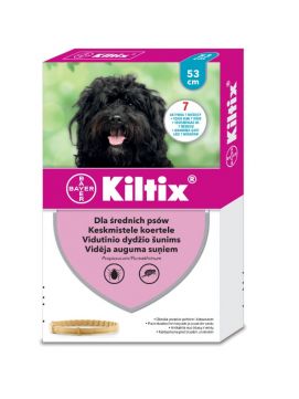 Opinie o Kiltix Obroża dla psów średnich dł, 53cm