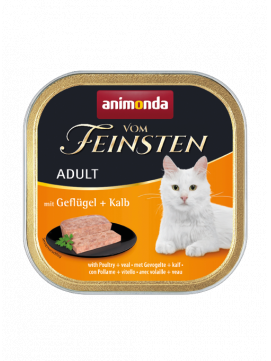 Animonda Vom Feinsten vom Feinsten Adult, 6 x 100g - Drób z cielęciną