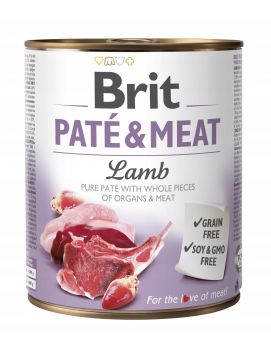 Brit Paté & Meat Megapakiet Paté & Meat Adult 12 x 800 g Jagnięcina