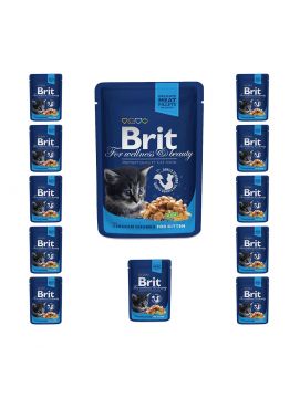 Brit Premium Cat Kitten Kurczak Saszetka 100g 11390