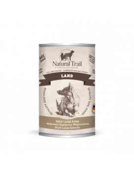 Natural Trail NATURAL TRAIL LAND beef lamb pork 400g karma w puszce dla psów wołowina jagnięcina wieprzowina