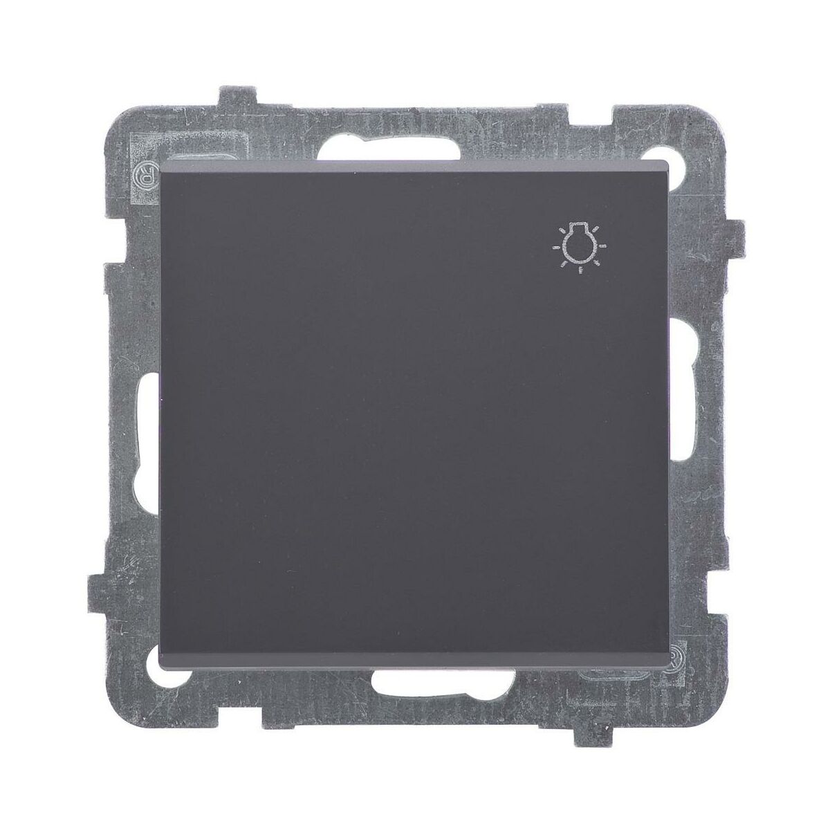 Ospel Sonata czarny łącznik światło ŁP-5R/m/33 ŁP-5R/m/33