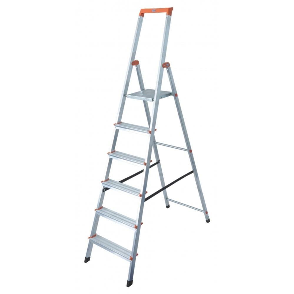 Drabina aluminiowa 6 stopni 1-stronna Solidy Krause 2000442415828