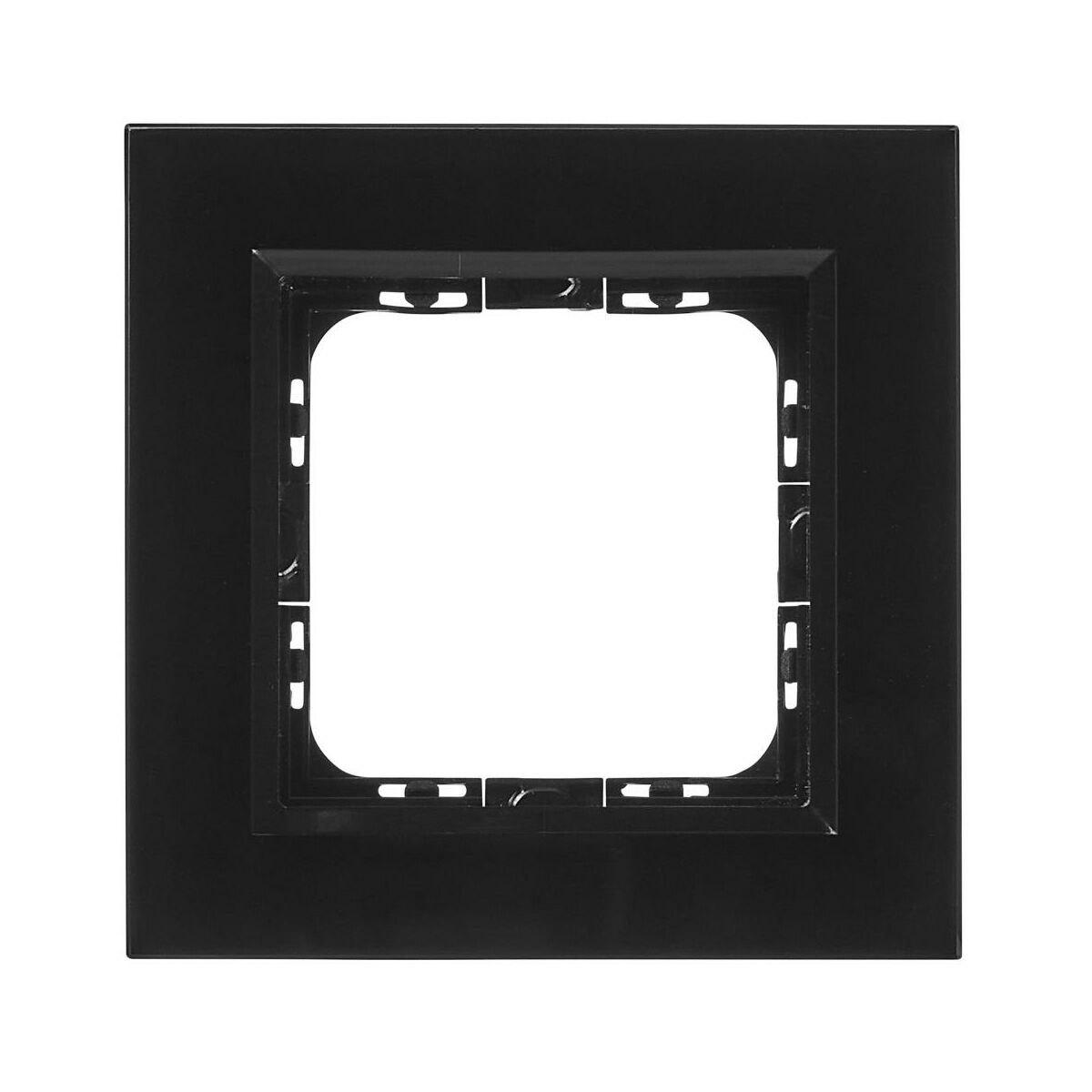 LEDart 1-krotna - Ospel SONATA R-1RGC/32/25, czarne szkło, grubość 4 mm