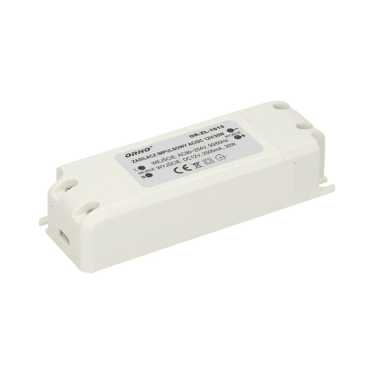 Orno Zasilacz do oświetlenia LED ZL-1604 12V 30 Watt)