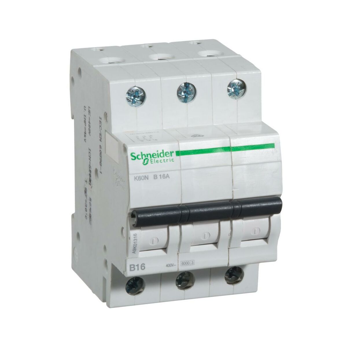 LEGRAND nadprądowy trójbiegunowy B 16A K60N A9K01316 SCHNEIDER
