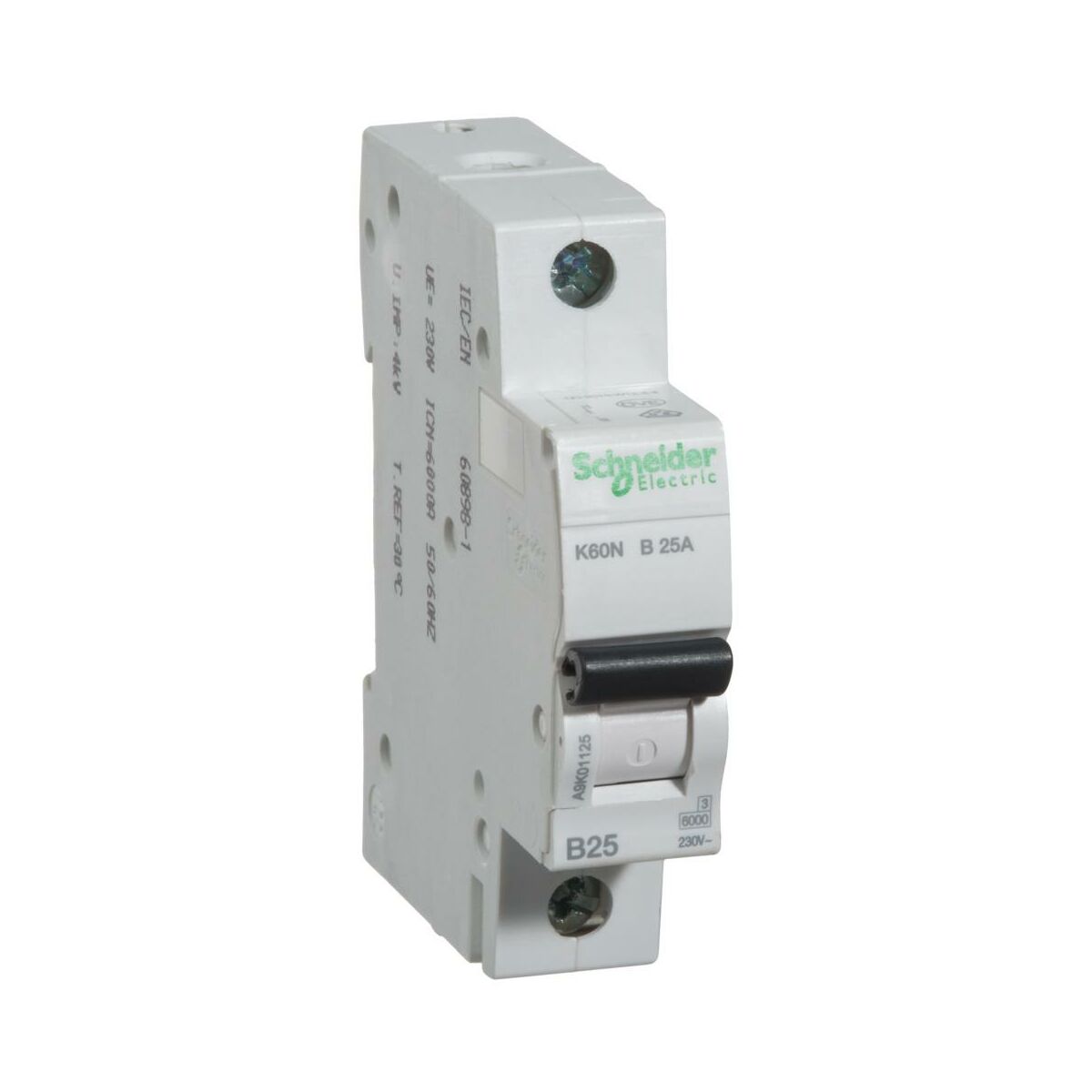 LEGRAND nadprądowy jednobiegunowy B AC 25A K60N A9K01125 SCHNEIDER