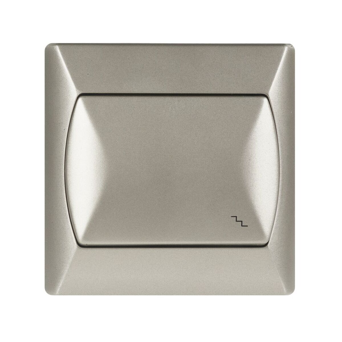 Ospel Włącznik schodowy AKCENT satynowy