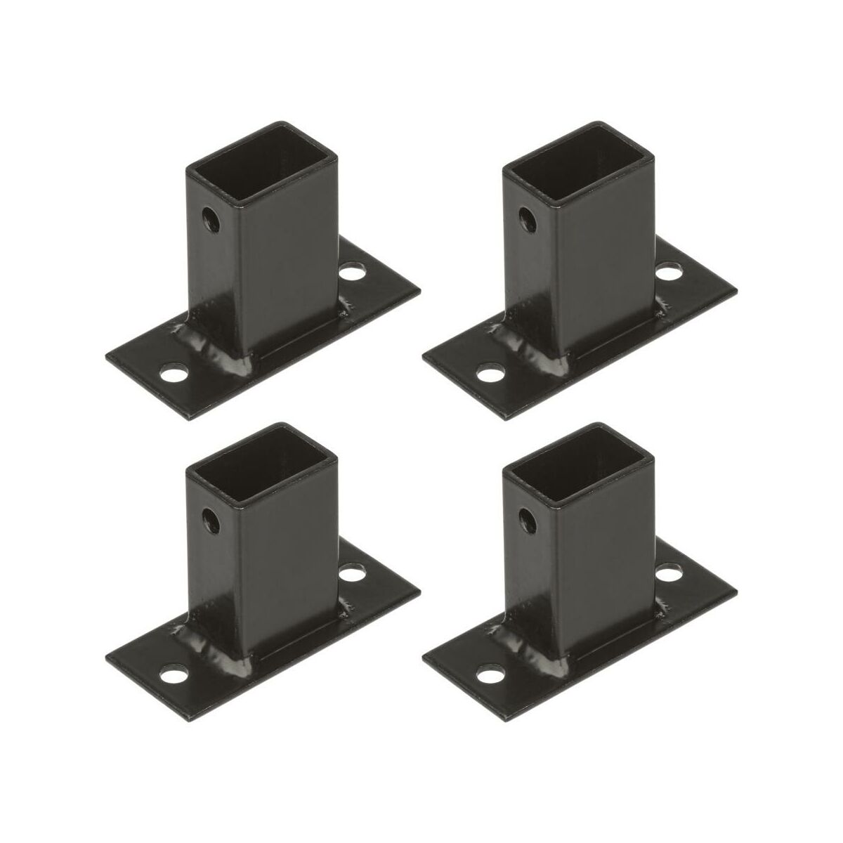Mocowanie pionowe do przęseł 4szt. czarne