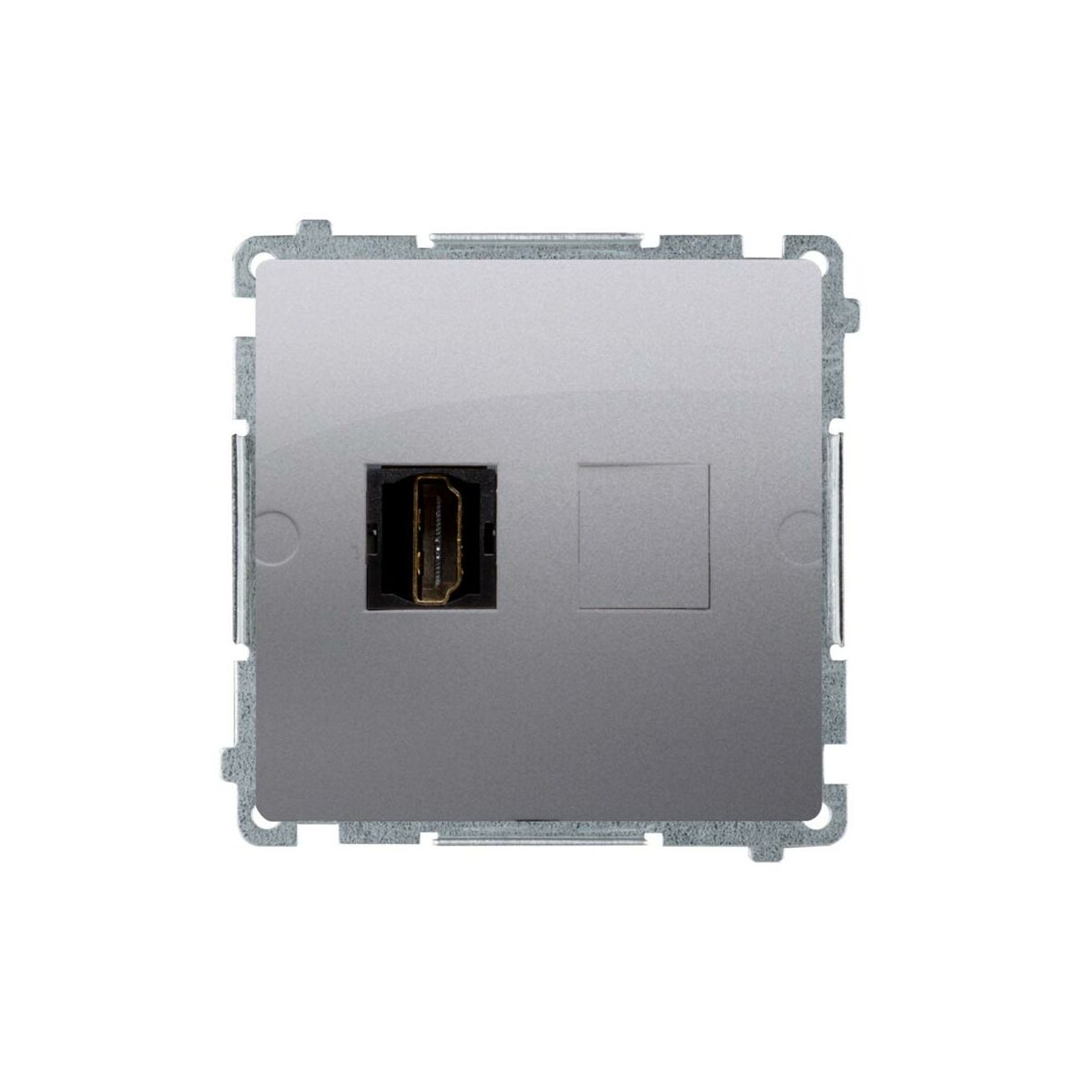 Kontakt Simon Gniazdo pojedyncze HDMI BASIC MODUŁ stal inox
