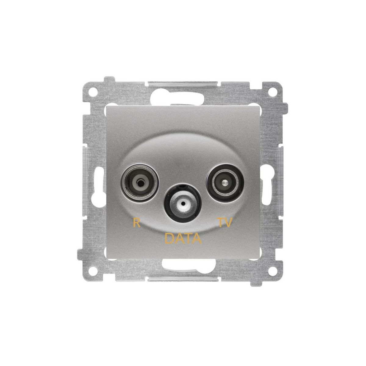 Kontakt Simon Gniazdo RTV / DATA SIMON 54 PREMIUM srebrny mat