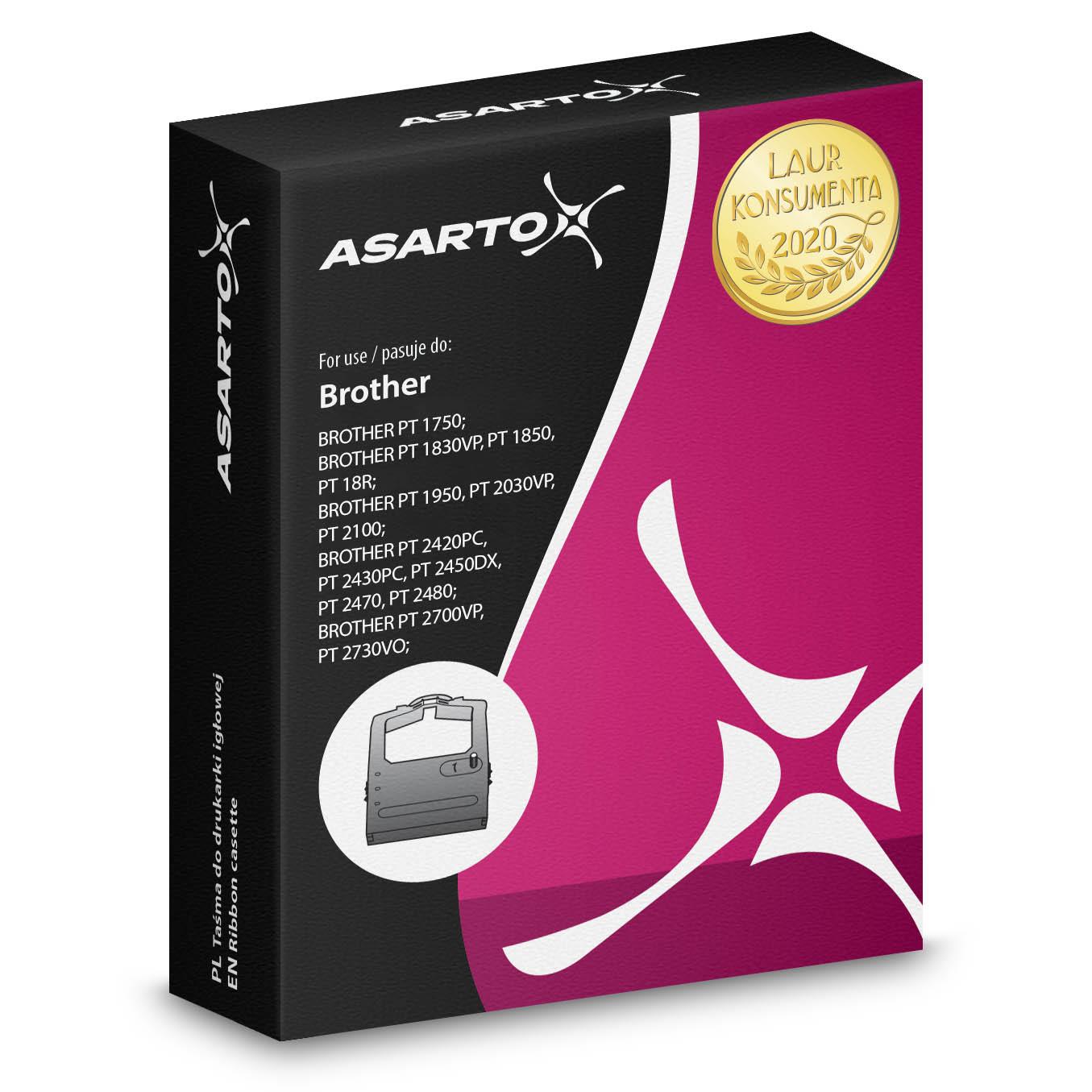 TaĹ›ma Asarto do Brother TZE241 | 1750/1950/2100/9500 | BK/WT
