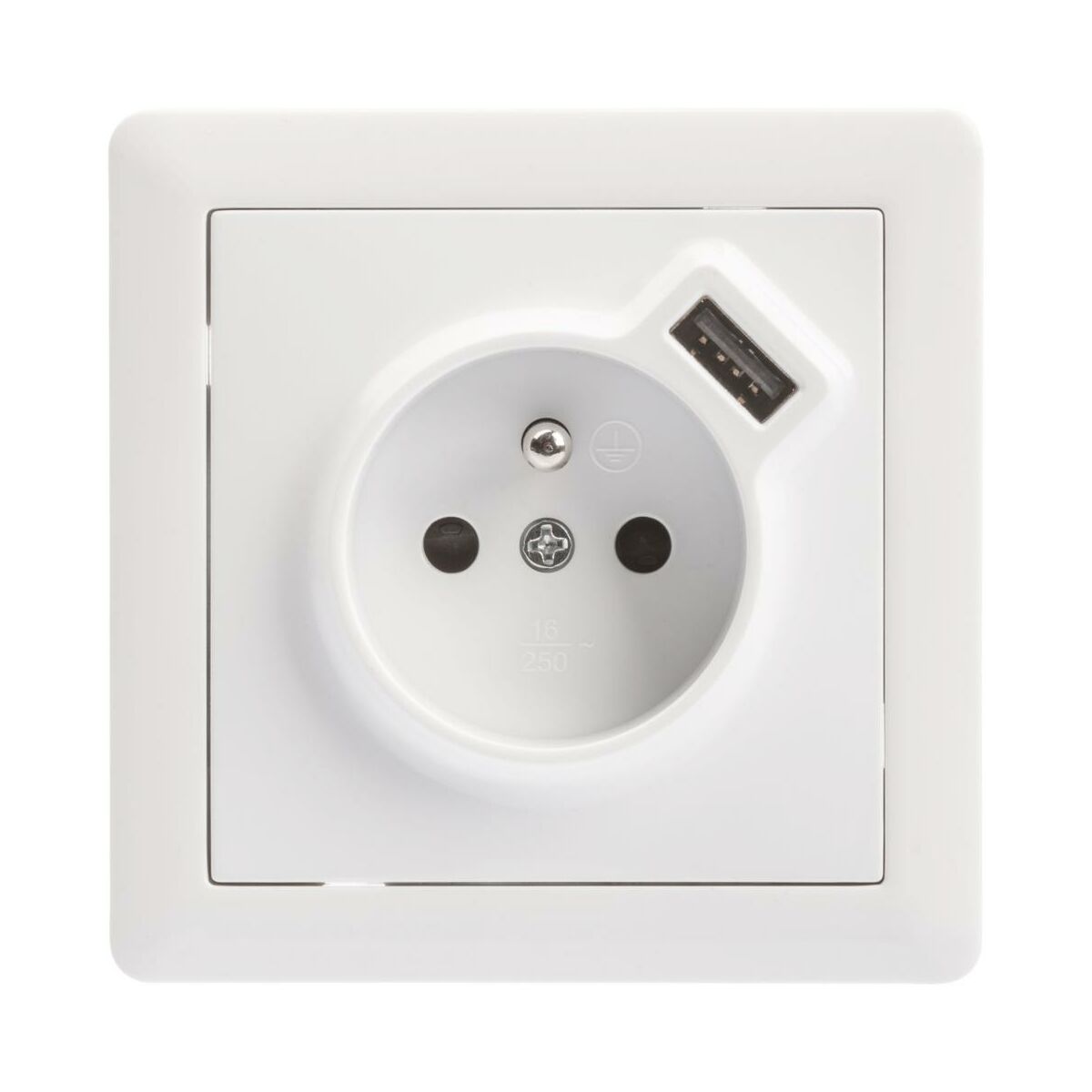 LEDart LEXMAN pojedyncze z USB SLIM biały LEXMAN