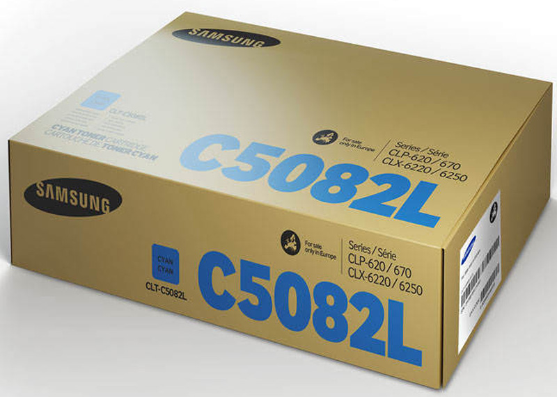 Toner Samsung CLT-C5082L Cyan do drukarek (Oryginalny) [4k]