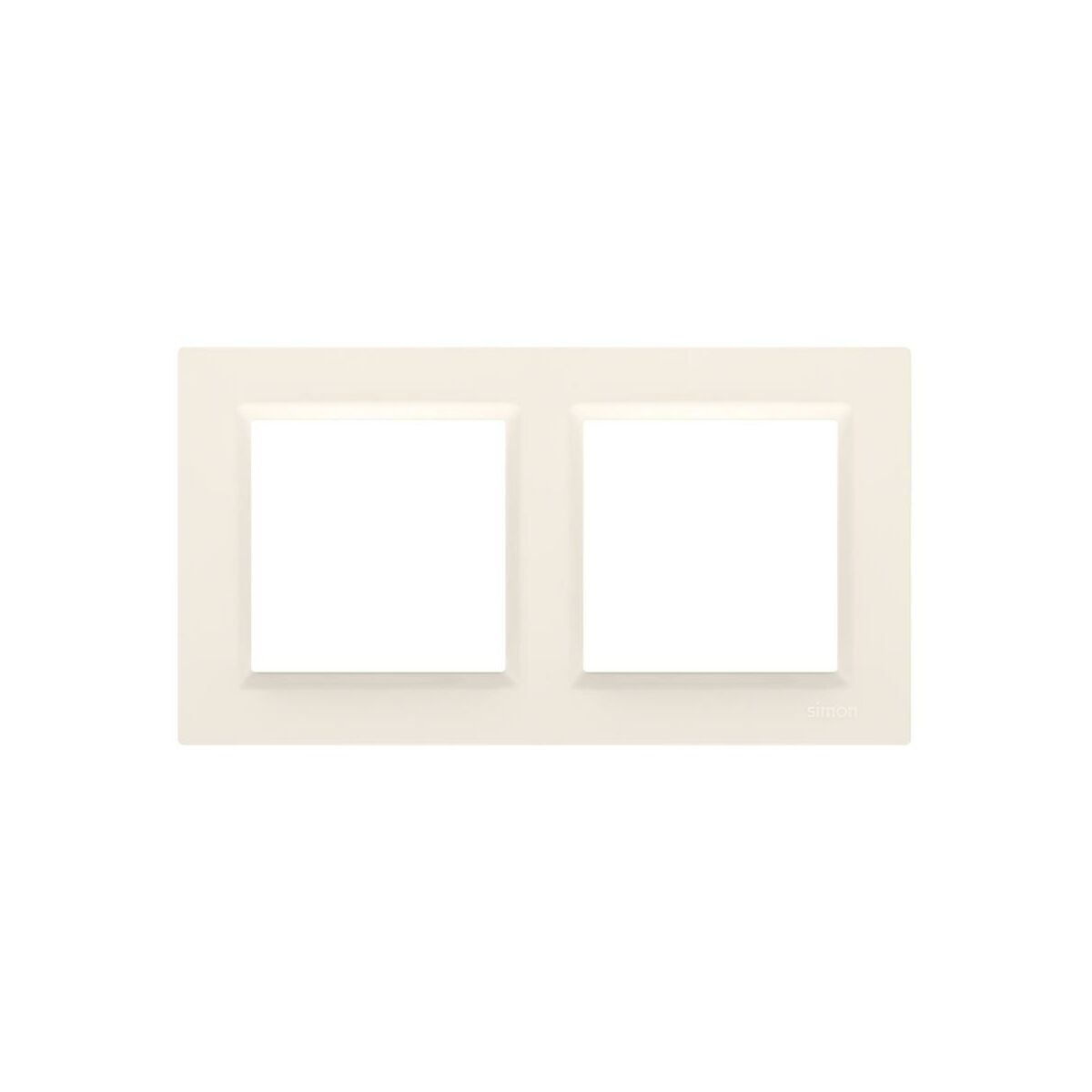 LEDart podwójna kremowa CR2/41 Kontakt Simon10