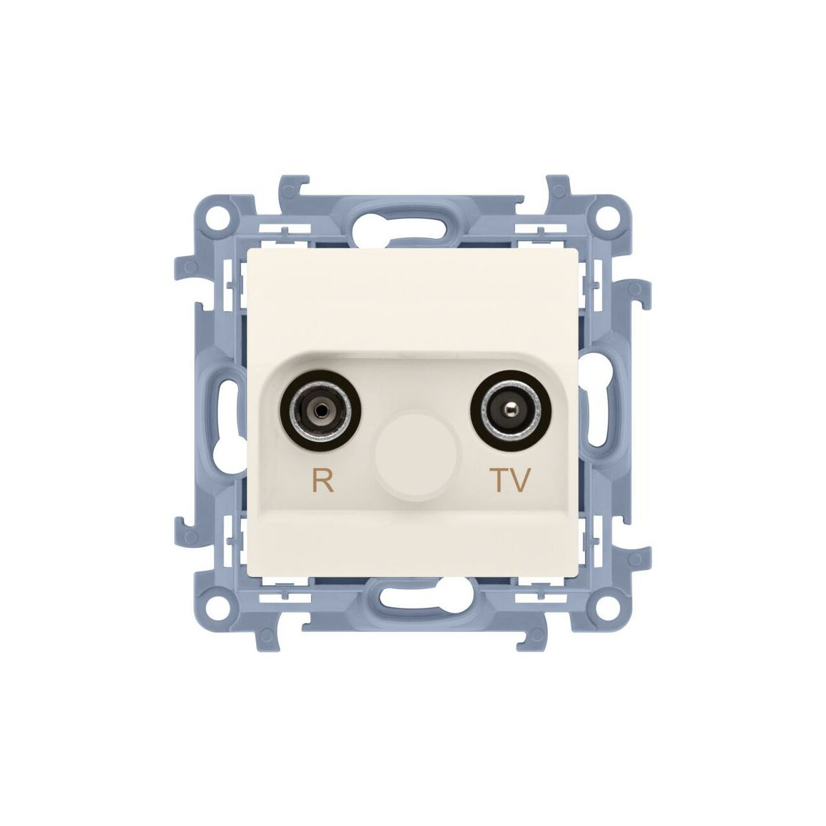 LEDart antenowe RTV przelotowe 10dB kremowe CAP10.01/41 Kontakt Simon10