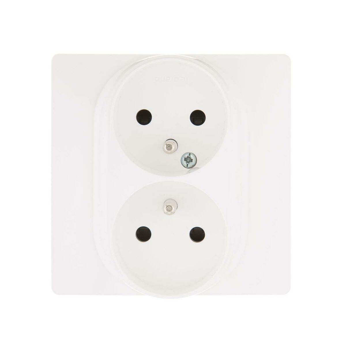 Legrand Gniazdo podwójne 2 x 2P + Z NILOE biały