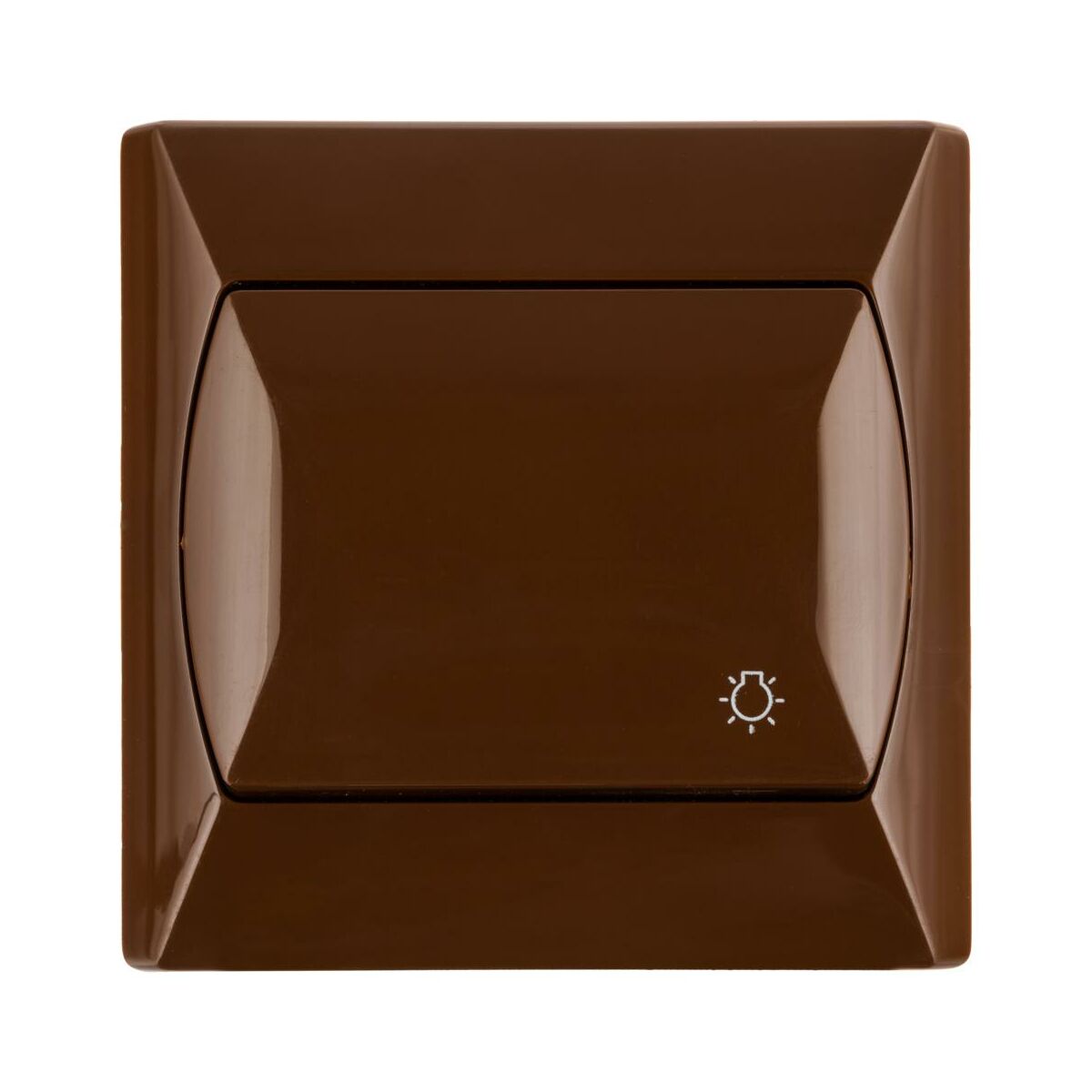 Ospel Przycisk światło AKCENT brąz