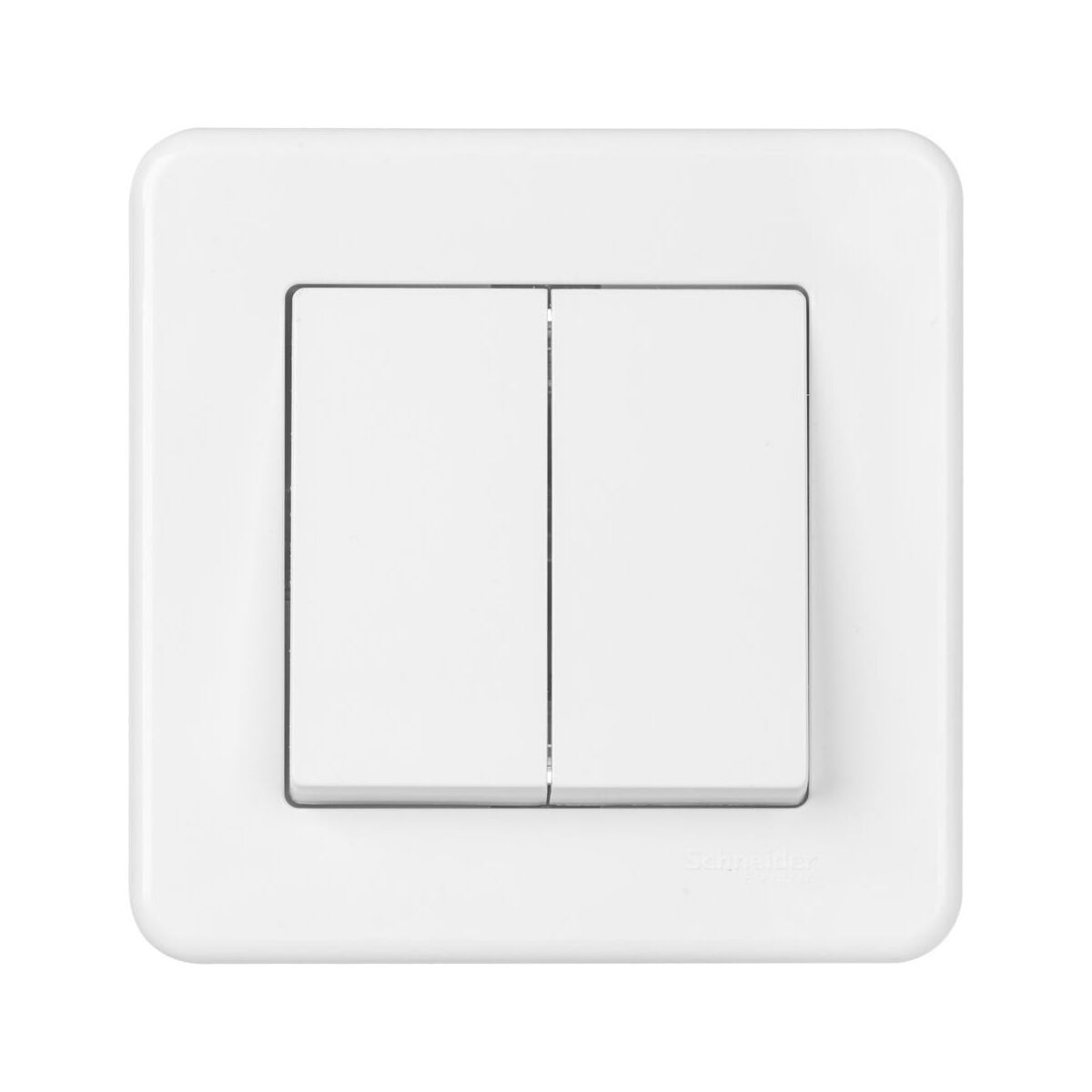 Schneider Electric Włącznik schodowy PODWÓJNY LEONA Biały