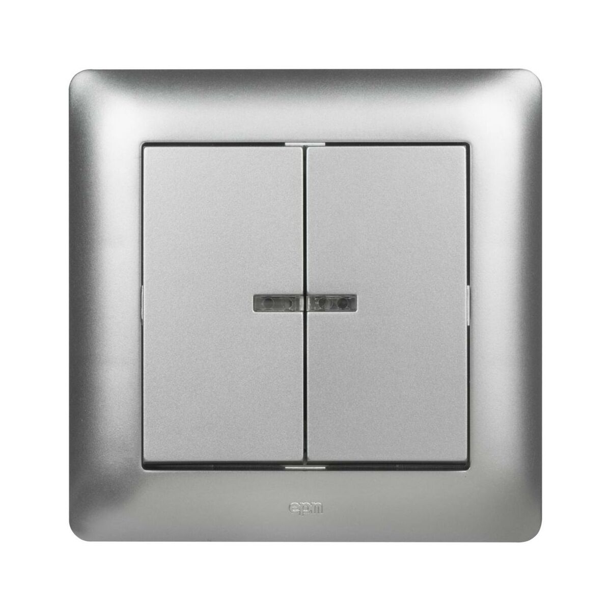 Elektro-Plast Wyłącznik ASTORIA srebrny