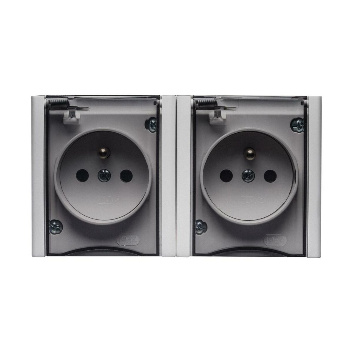 LEDart podwójne BRAVO Biały/dymny POLMARK