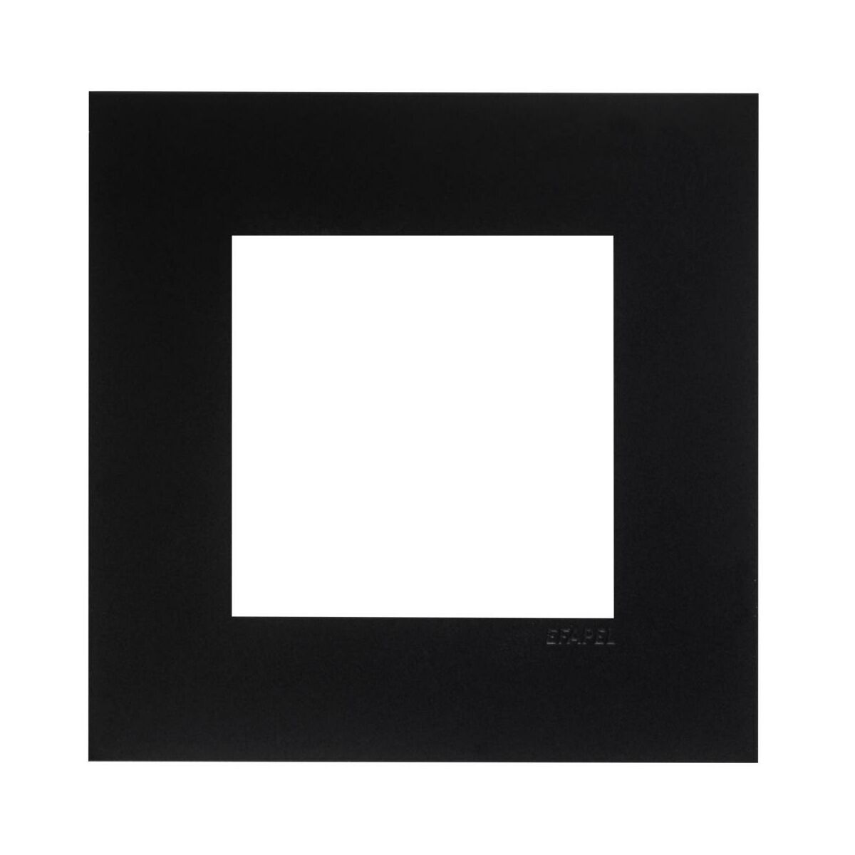 Efapel Ramka pojedyncza QUADRO Czarna