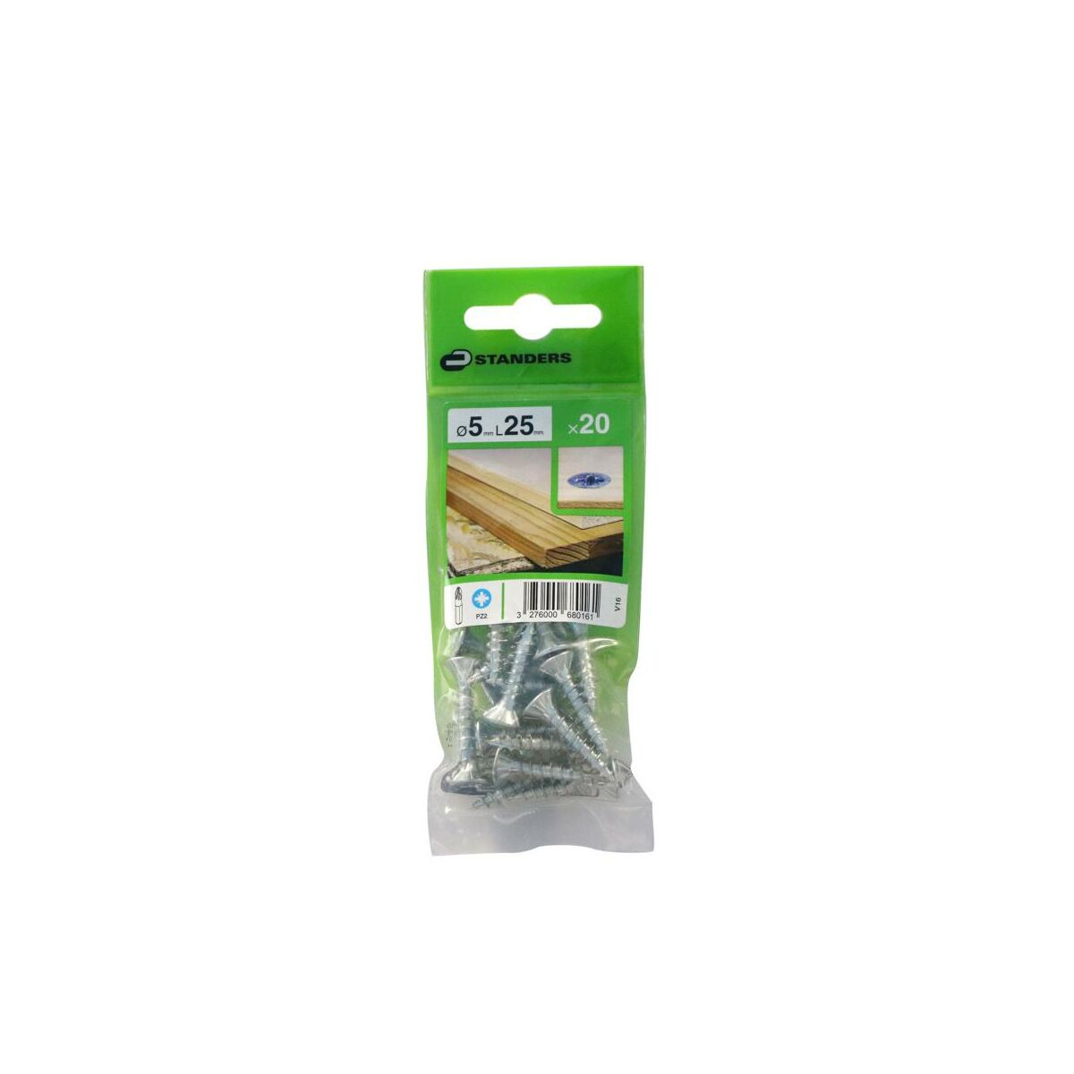 Wkręt 5 x 25 mm 20 szt. Standers