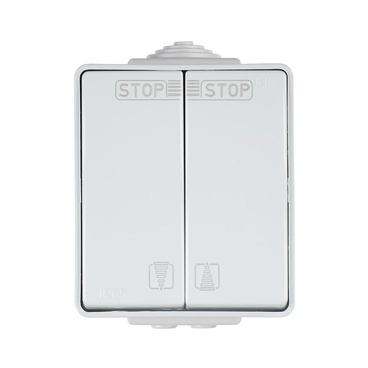 Efapel Włącznik żaluzjowy SZARY IP65 WATERPROOF