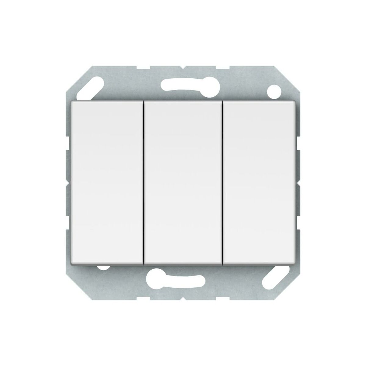 VILMA Włącznik potrójny biały VILMA P510-030-02B