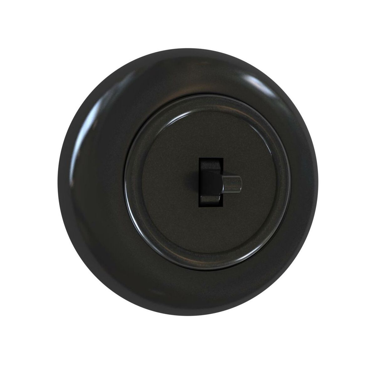 DPM Włącznik pojedynczy SCHODOWY LF0012B czarny DPM