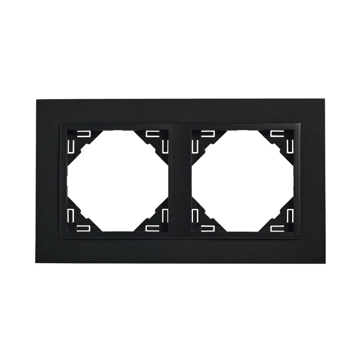 Efapel Ramka podwójna LOGUS 90 Czarny