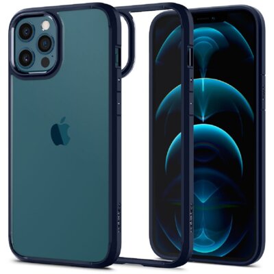 Spigen Etui Ultra Hybrid do Apple iPhone 12 12 Pro 6.1 Navy Blue ACS02251