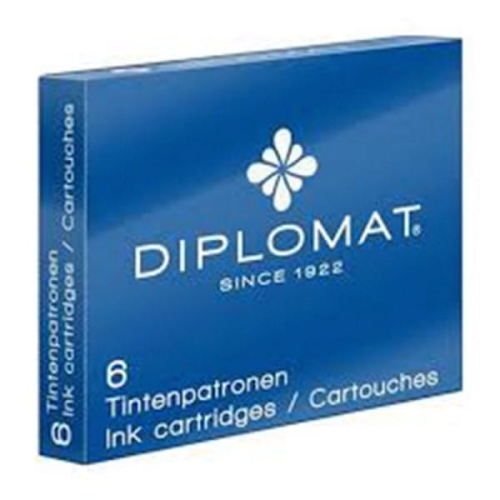 Diplomat INNY Naboje Do Piór 6szt Niebieskie 105L850