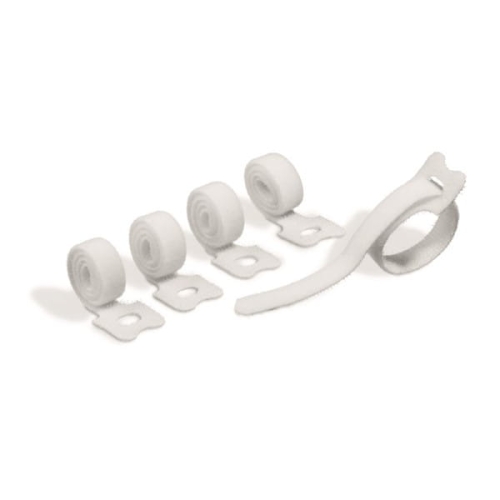 Opaska rzep do spinania kabli Durable CAVOLINE Grip Tie 200mm x 10mm biała 5szt. /503602/ DU1616-10