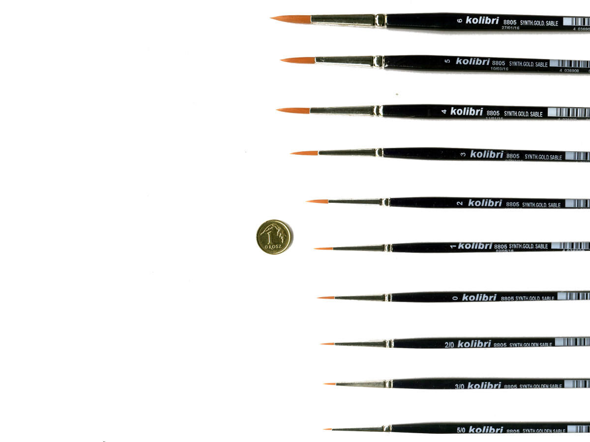 Pędzel Synth. Golden Sable - rozmiar 5 seria 880 Kolibri 88055