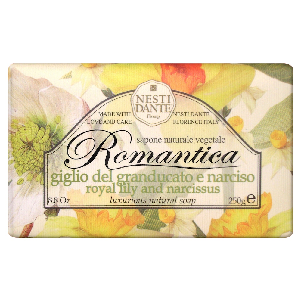 Nesti Dante Romantica Royal Lily And Narcissus mydło toaletowe 250 g