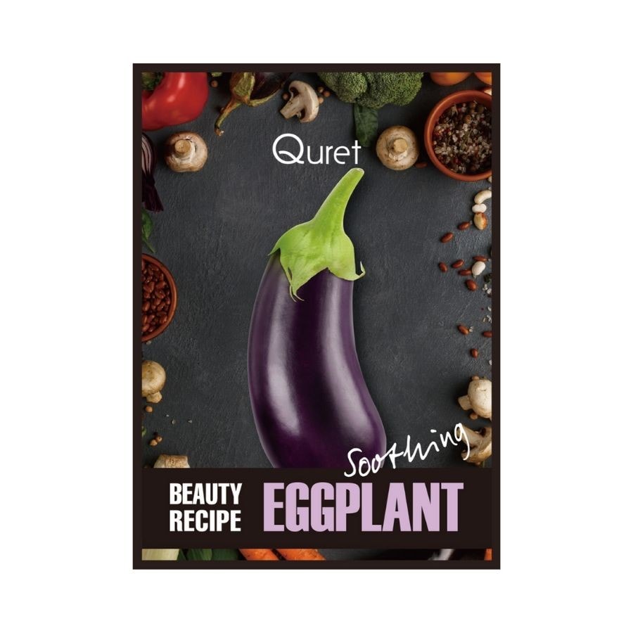 Quret Beauty Recipe kojąca maska w płachcie Bakłażan 25g
