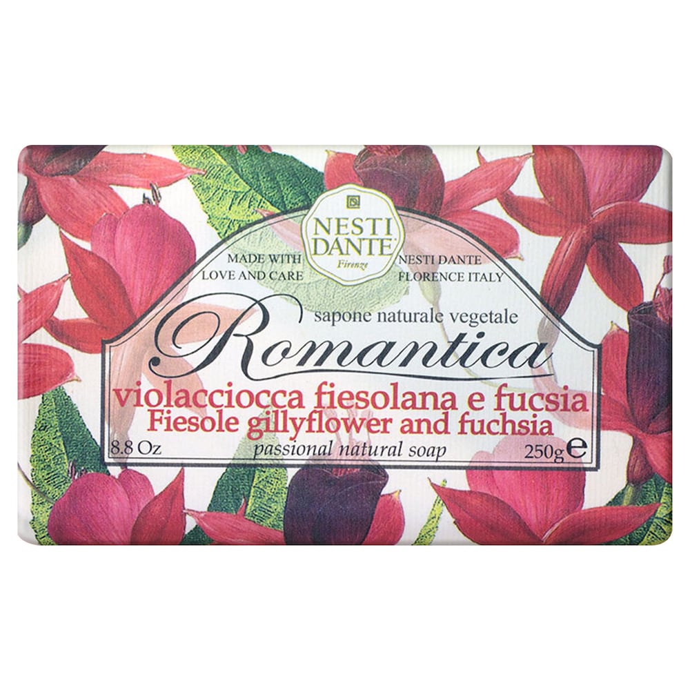 Nesti Dante Romantica Fiesole Gillyflower And Fuchsia mydło toaletowe 250 g