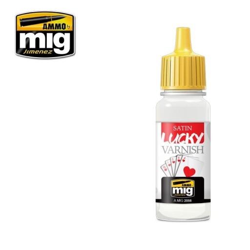 mig Farba akrylowa Ammo Mig - Satin Lucky Varnish mig 2056