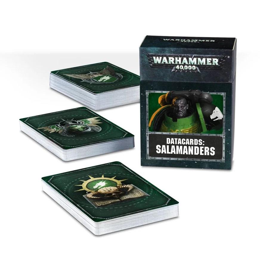 Games Workshop Datacards: Salamanders (angielski) (53-50) 60220101020