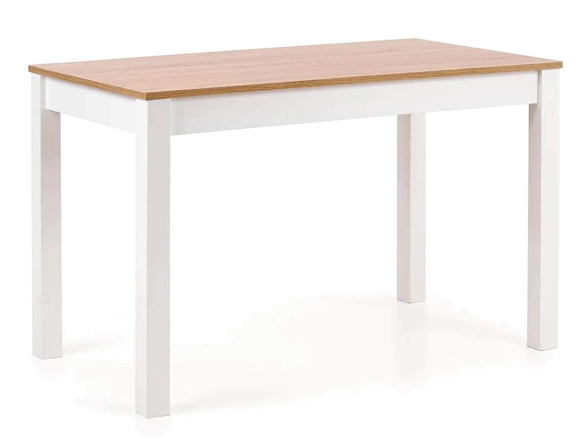 Prostokątny stół biały + dąb sonoma G9-G99