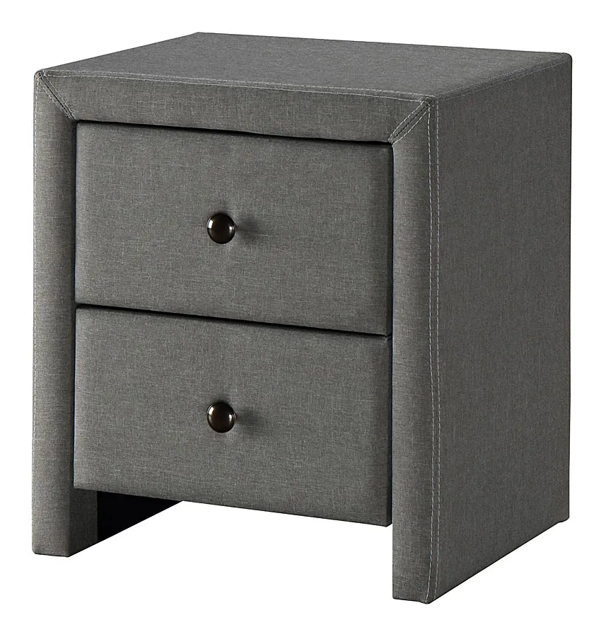 Popielata szafka nocna G0-M65