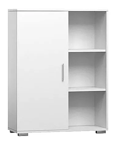 Biała komoda z drzwiczkami C6-T13