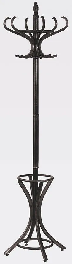 Drewniany wieszak stojący Nepres 7X - wenge