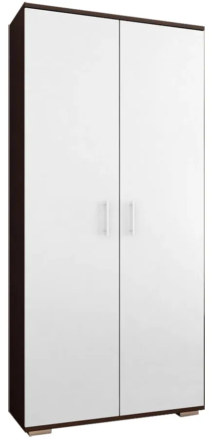 Szafa na ubrania - biała + wenge S2-D07